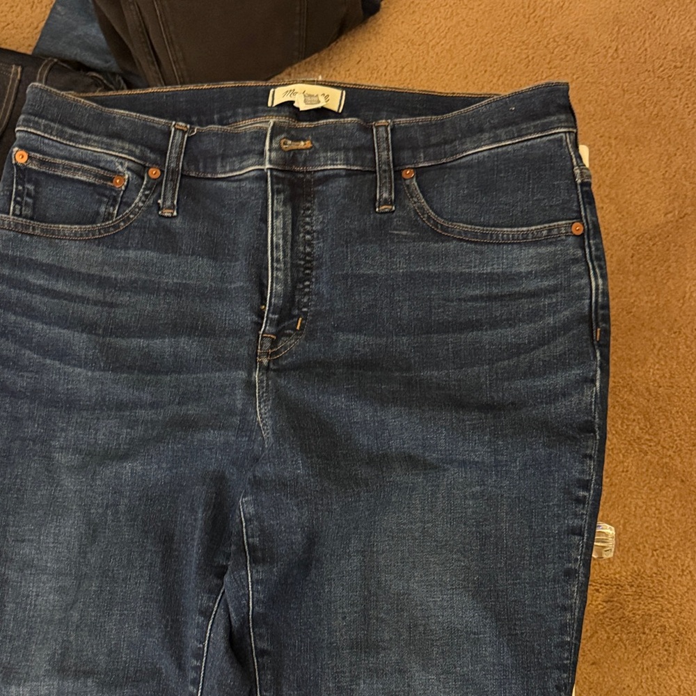 Madewell mid-rise kick out flare Dark Blue Jeans